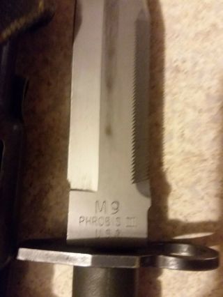 USA M9 Phrobis III Bayonet Knife with sheath 6