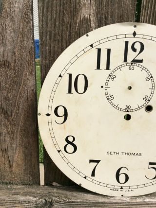 Antique Seth Thomas no.  2 Wall Regulator Clock Dial.  77A 2