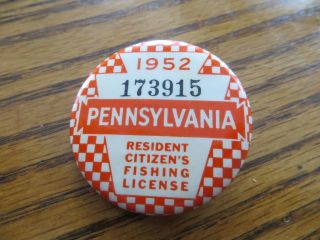 1952 Pennsylvania Resident Citizen 