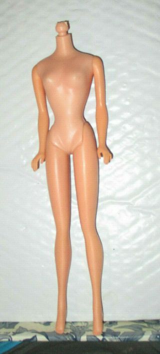 Vintage Pink S/l Body For 1966 Standard Barbie & 1969 Truly Scrumptious Doll S