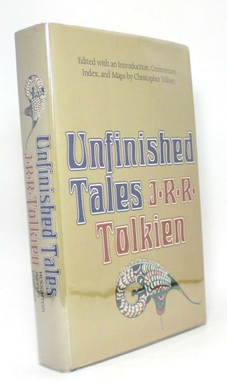 Unfinished Tales J R R Tolkien1980 Vintage Fantasy First American Edition Book