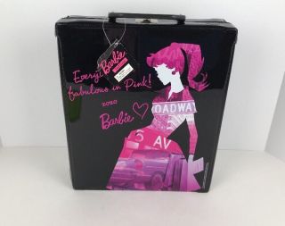 2010 Barbie Case Everything Is Fabulous In Pink With Tags