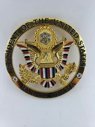 Ann Hand 2009 Limited Edition Barack Obama Inauguration Pin Msrp $249.  99