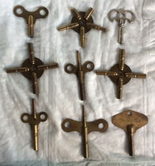 Misc.  Antique Clock Keys