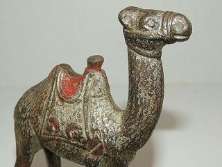 Antique Small Camel Cast Iron Bank,  Hubley,  Circa 1920 ' s,  4 3/4 