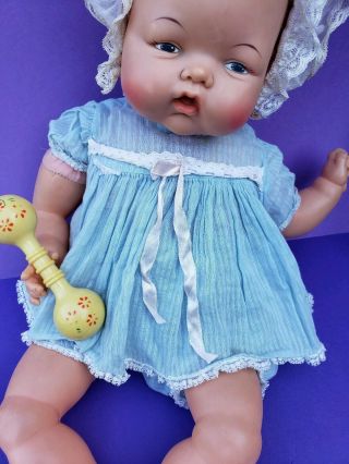 SWEET Vintage Ideal Thumbelina doll Ott - 19 in cute outfit 3