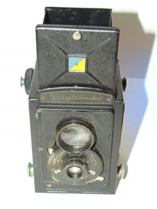 Vintage Voigtlander Brillant 120 Roll Film F Camera /antique Camera Circa 1930 