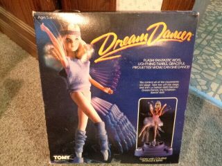Orig.  Vintage 1984 Tomy Dream Dancer Doll & Stage