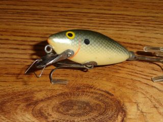 VINTAGE FISHING LURE WOODEN TRUE TEMPER SPEED SHAD 101 CHUB SCALE CIRCA 1940 ' S 2