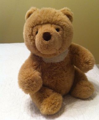Gund Collectors Vintage 1991 Bear Plush Brown Medium Stuffed Animal