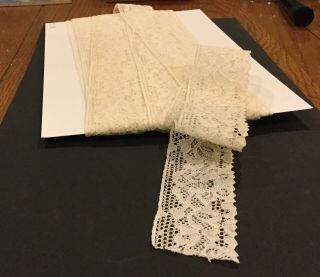 29 Feet Vintage Lace For Tablecloth Pillowcase Dress 1 1/2” 1