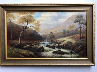 Antique Scottish Highland Landscape William Mellor ? Circle Of Jaimeson - No Res