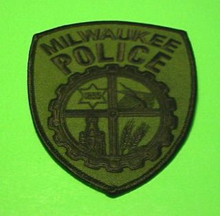 Milwaukee Wisconsin (subdued Green) Wi Police Patch