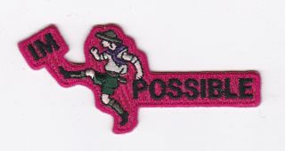 Scouts Of China (taiwan) - Baden Powell Scouting For Boys " Impossible " Patch (r)