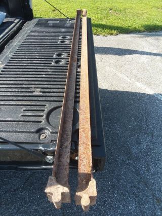Bed Rails Tapered Post Cast Iron 73 1/2 "