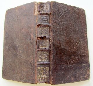 1738 Medical Book On Venereal Diseases By Pierre Desault Antique Leather Bound