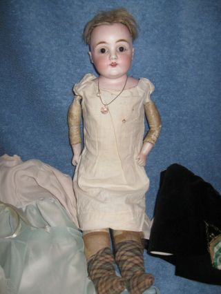 Antique Kestner 154 Dep Doll 17in German Bisque Lqqk