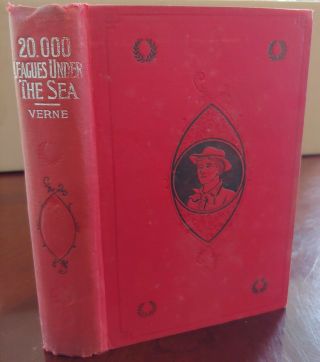 20,  000 Leagues Under The Sea,  By Jules Verne,  Pre - 1897 Antique Edition