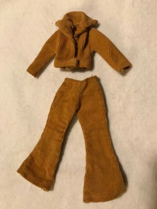 Vintage Mary Quant Daisy Doll Brown Corduroy Outfit