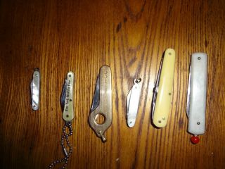 6 Vintage Pocket Knives •1 From The York World 