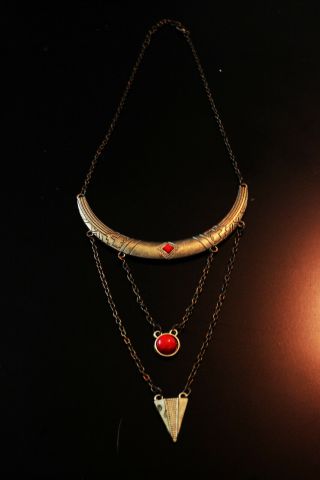 Vintage Antique Necklace Native American Tribal Costume Jewelry Flapper Bracelet