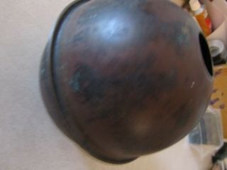 Antique Weathervane Copper Ball With Patina