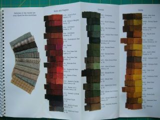 Rug Hooking Wool Dye Book - Antique Colours for Primitive Rugs - 118 Recipes 2