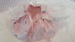Sweet Vintage Vogue Ginny Pink Rosebud Candy Striped Dress Madame Alexander❤ 6