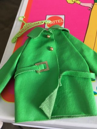 Vintage Barbie Francie - Pretty Power 1512 Sears Exclusive Green Jacket