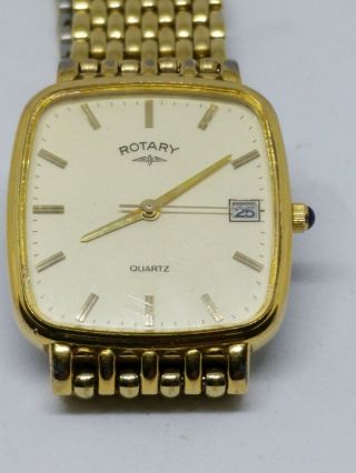 Men’ Rotary ChromaGraph watch Qaurtz standard gents Day date 5