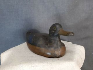 Antique Vintage Handmade Russian and Hand painted Hunting Decoy Rubber Duck 3