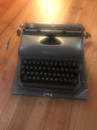 Antique Typewriter Optima M 12 Old Vintage Office Decor - Fully