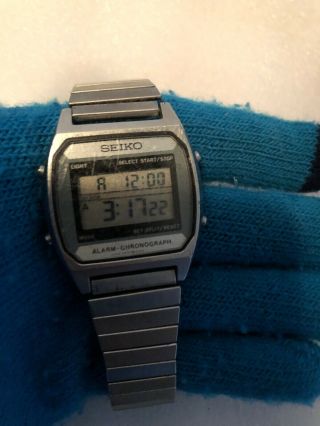 Vintage Seiko Watch Alarm - Chronograph A904 - 5009 7