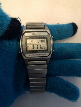 Vintage Seiko Watch Alarm - Chronograph A904 - 5009 8