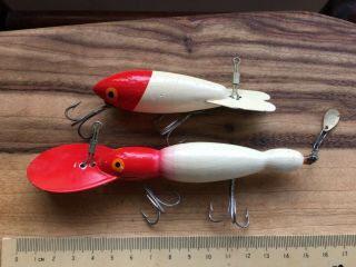 Vintage Lures - Bomber Lures - Timber - Colour Pair