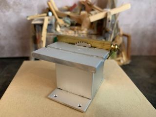 Miniature Dollhouse Vintage C1979 Artisan Tool Table Saw Wee Little Of England
