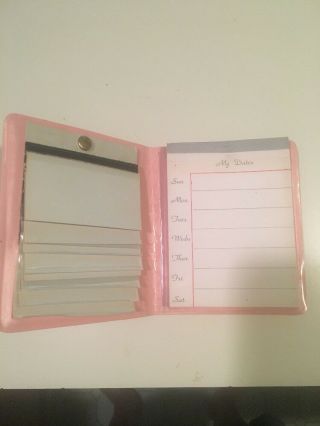 Vintage Dates And Mates Ponytail Pink FASHION BLACK DATE BOOK 50’s 60’s OLD 4