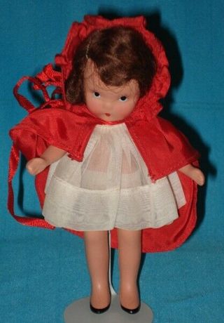 Vintage Little Red Riding Hood Nancy Ann Storybook Doll