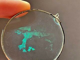 Angelic Rider,  Antique Holographic Pendant,  D