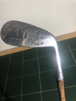Antique Hickory Golf Club Rare Rustless 2 Iron By Tom Fernie Of Lytham St Annes
