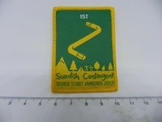 World Scout Jamboree 2019 Swedish Ist Contingent Badge 24 Wj