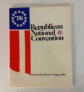 1976 Republican National Convention Program/book