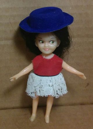 Miss Merry Hasbro Dolly Darlings Uneeda Tiny Teen Vintage 70s Topper Dawn Clone