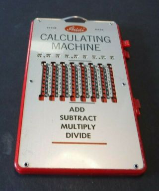 Vtg Addi (like Wizard) West Germany Mechanical Calculating Machine Directions