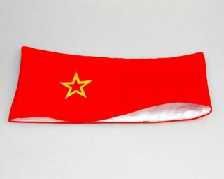 Red PILOTKA Cap,  Tie Scarf,  Lenin Badge USSR Pioneer Uniform Soviet Cosplay 3