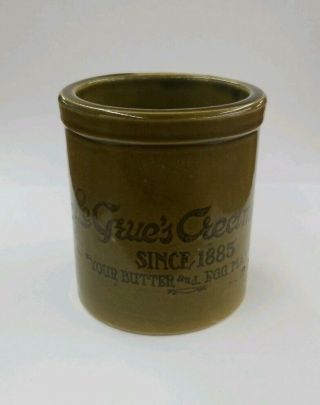Vintage Crock 1885 Le Grue 