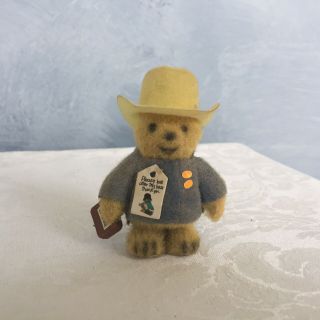Vintage - Tiny 3 " Paddington Bear Doll Made In Eden