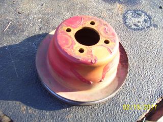Vintage Ihc Farmall 140 Tractor - Engine Water Pump Pulley - 1974