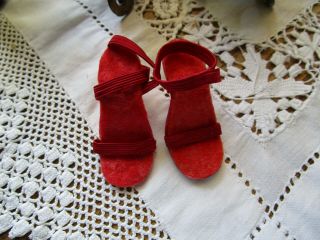 Vintage Madame Alexander Cissy Red High Heels