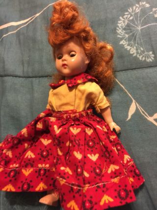Vintage Vogue Ginny Doll Needs TLC Red Hair 2